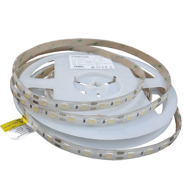 Світлодіодна стрічка 5050-60-IP65-CWd-10-12 RD6060AA 6500K 12вольт 12Вт Rishang Рішанг 13054