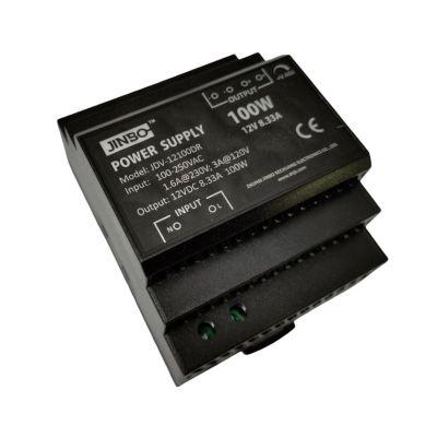Блок живлення 12вольт 100вт 8,33а JDV-12100DR  негерметичний на DIN рейку IP33 JINBO  21098