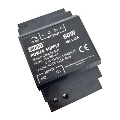 Блок живлення 48вольт 60вт 1,25А JDV-48060DR  негерметичний на DIN рейку IP20 JINBO   21424