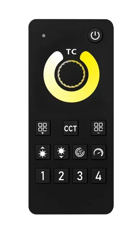 Пульт управління Led димера 4-Zone; ССT, Wi-Fi; TUYA; Чорний; Series: HomeLink PROLUM 404029