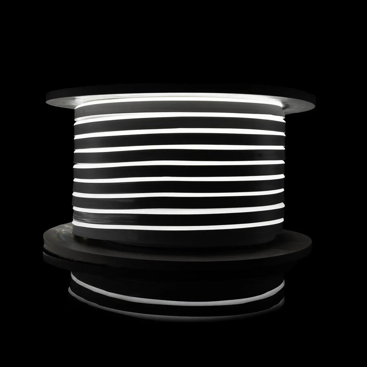 Світлодіодний неон 12вольт 8х16мм IP68 білий 5750К кратність різання 1см серія "LF" Prolum 120060