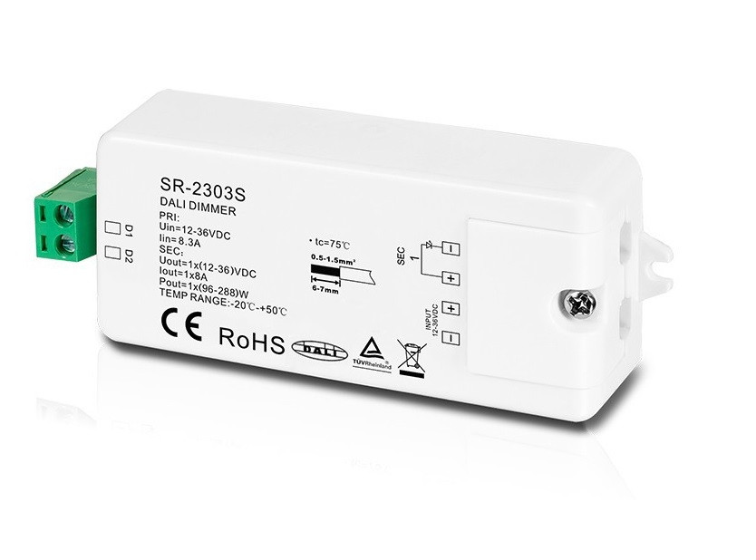 Диммер DALI SR-2303S 12-36 вольт 8 А SUNRICHER 12795