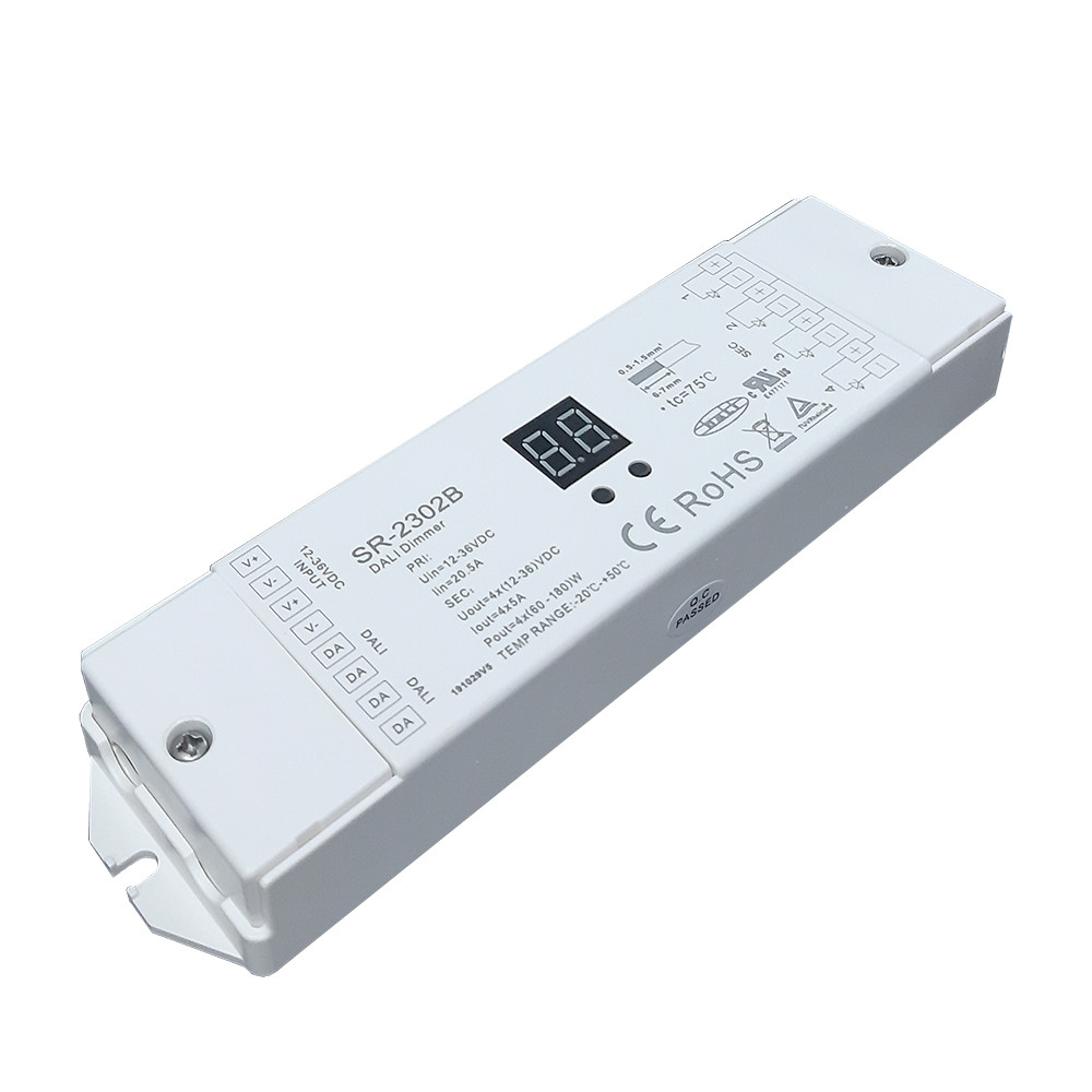 Диммер DALI SR-2302B 12-36V, 240-720W 1адрес 4 канала SUNRICHER 4859