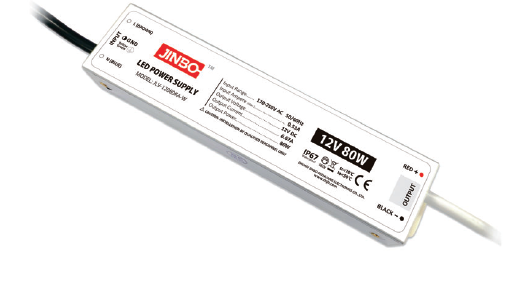 Блок живлення 24 вольт 80вт 3,33а JLV-24080KA-W герметичний IP67 JINBO 18970о
