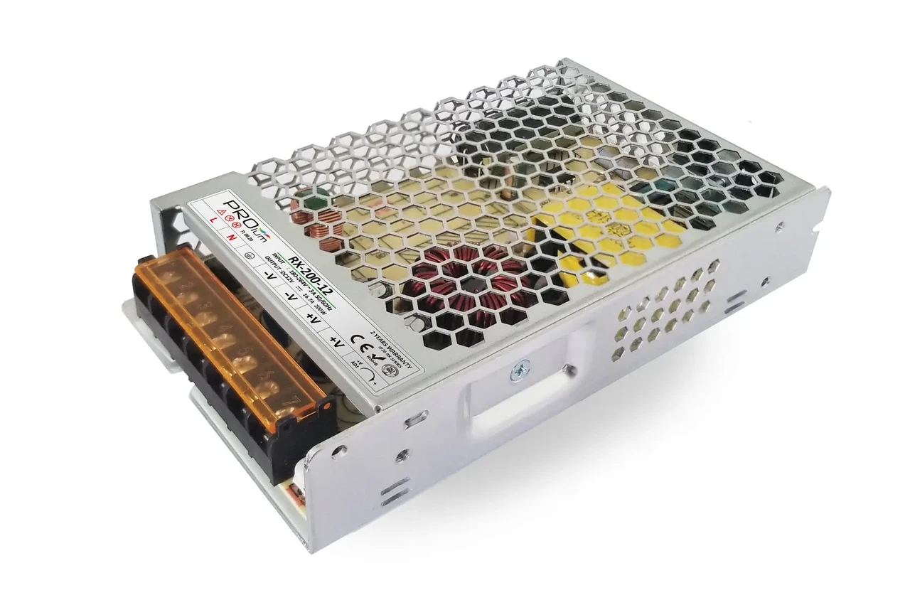 Блок живлення 24 вольт 200 Вт захист IP20  Series "RX" PROLUM 251016о