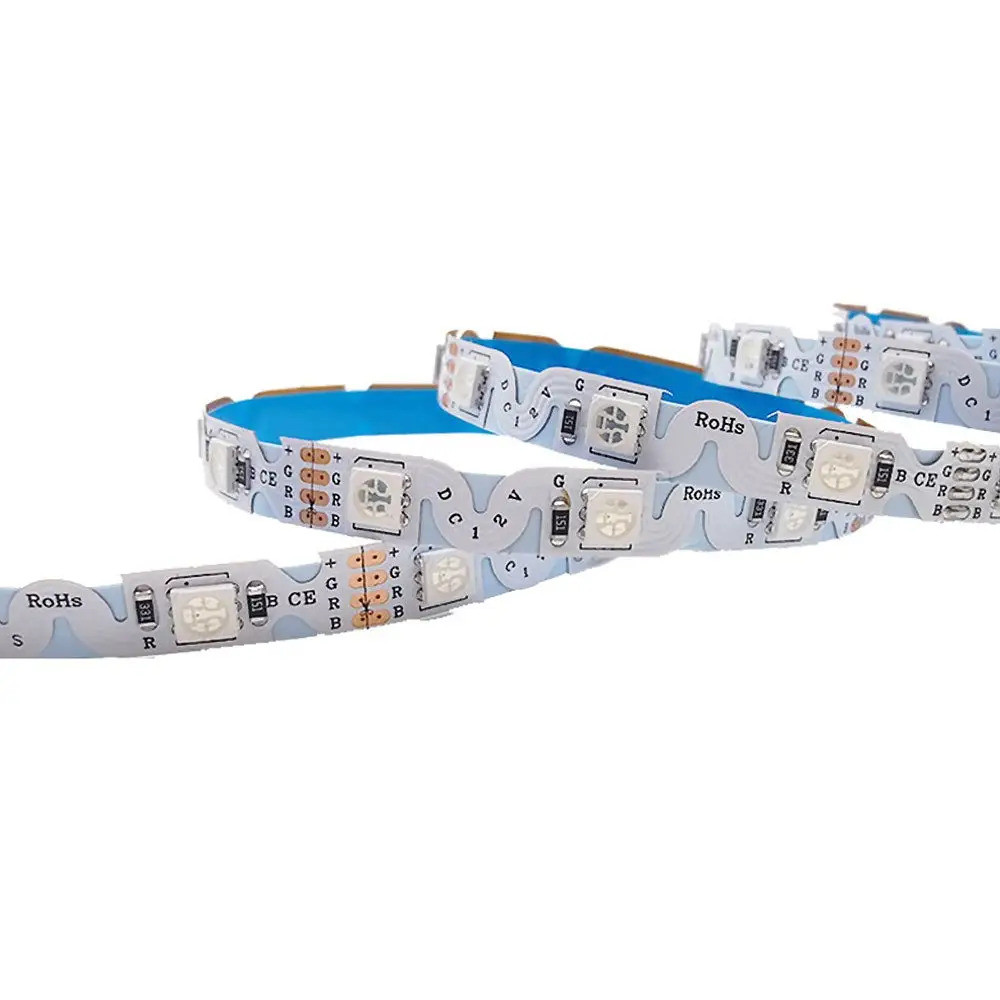 Світлодіодна гнучка стрічка 12 вольт 14,4 Вт S-type RGB IP20 SMD3535 96 шт/м  6 мм S-RGB Prolum 320123о
