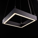 Світлодіодний квадратний LED світильник QUAD-540х540-S підвісний накладний настінний 17668оф