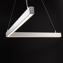 Кутоподібний LED світильник ANGLE-510x510-S підвісний накладний довжина грані 510 мм 18652о