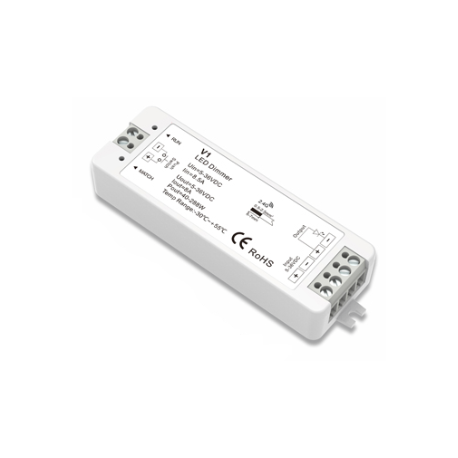 LED контролер V1 регулювання яскравості 1 канал 5-36В 8А SkyDance 10595