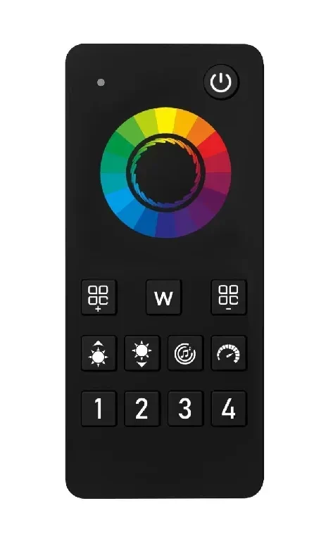 [404031] Пульт керування RGB 4-Zone Wi-Fi TUYA 15A Max Чорний; Series: HomeLink PROLUM 404031