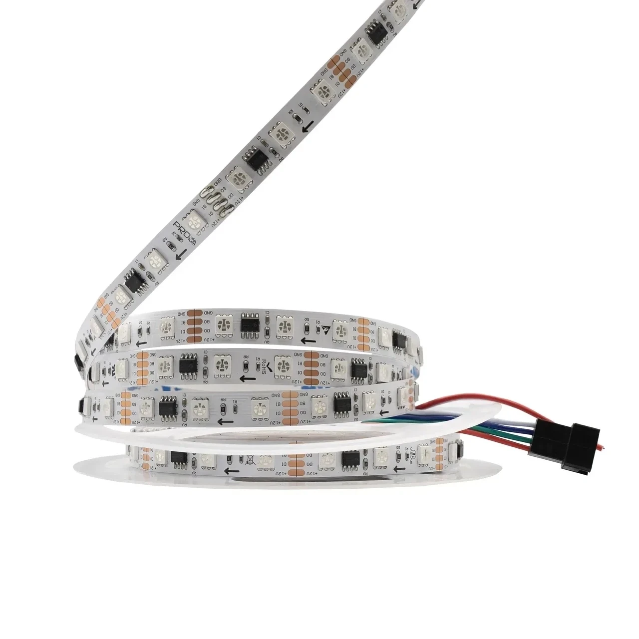 [320052+] Світлодіодна LED стрічка SMART 12вольт 14.4Вт 5050\60 IP20 Series "SMART" RGB (Pixel Full Color) PROLUM 320052о