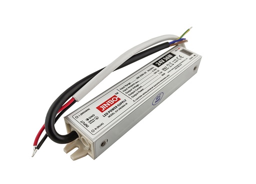 [17009о] Блок питания 24 вольт 36 вт 1,25а JLV-24036KA-W  герметичный IP67 JINBO 17009о