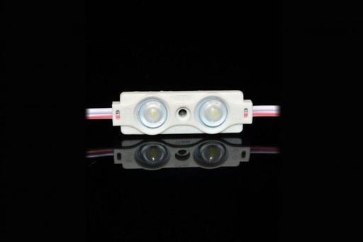 [ОРТХ 0,48] Світлодіодний модуль ОРТХ 0,48 7000К 12 вольт  0.48Вт 52лм 2 led SMD 2835 с лІнзами IP65 SWPower