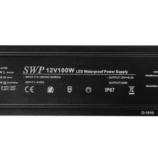 [SWP-F12-100W] Блок живлення 12 вольт 100Вт 8,33а SWP-F12-100W герметичний IP67 SWPower