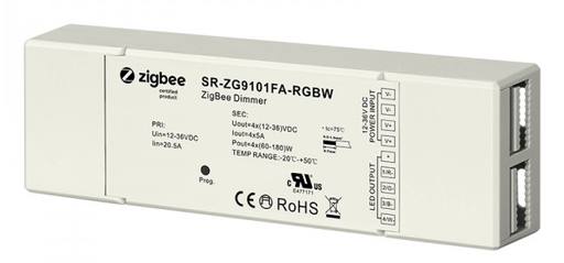 [15144] Контролер-приймач SR-ZG9101FA-RGBW ZigBee 4 канала по 5 А SUNRICHER 15144