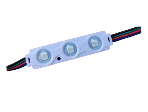 [RGB-3 Smart] Cвітлодіодний модуль RGB-3 Smart 0.72Вт з лінзою кластер лінзований 3 LED RGB IP65 RGB-3 Smart SWPower