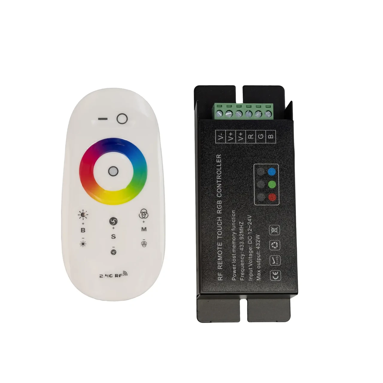 [402054о] Контролер RGB Full-TOUCH 30А білий три канали по 10А 402054о