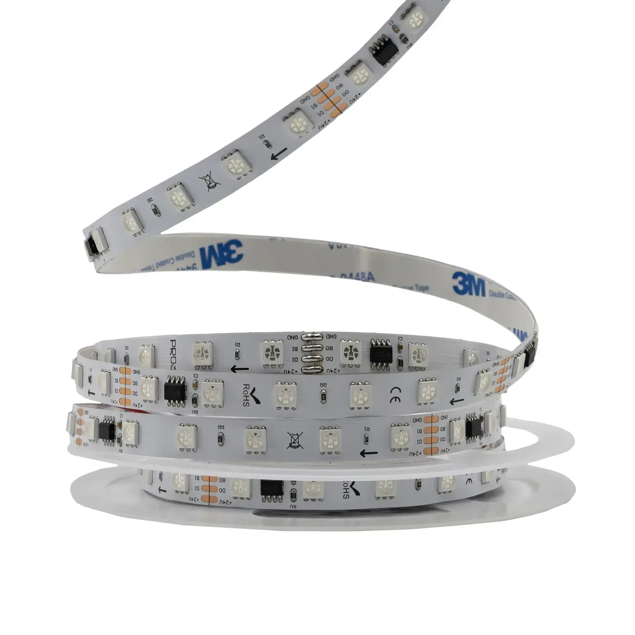 [350018+] Світлодіодна LED стрічка SMART 24вольт 15Вт 5050\60 IP20 Series "SMART" RGB (Pixel Full Color) PROLUM 350018о