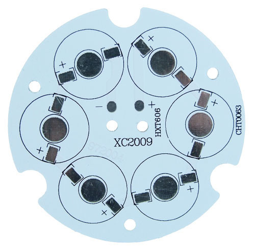 [2730с] Печатна плата KEY-76x6 MPCB d=63mm для світлодіодів емітер 2730с