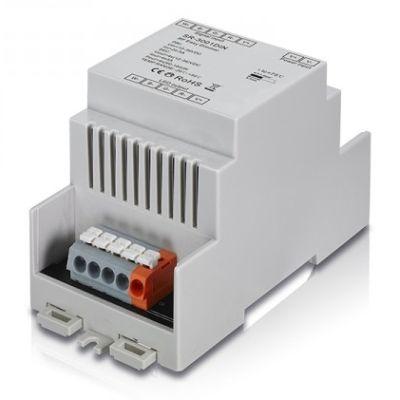 [22294] LED повторювач SR-3001DIN 4 канали12-36 вольт по 5А для монтажу на DIN-рейку SUNRICHER 10207