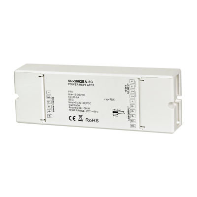 [16287] LED-повторювач SR-3002EA-5CH 5каналів 12-36 вольт по 5А SUNRICHER 16287